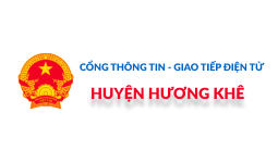 cổng th&ocirc;ng tin giao tiếp điện tử huyện hương kh&ecirc; logo