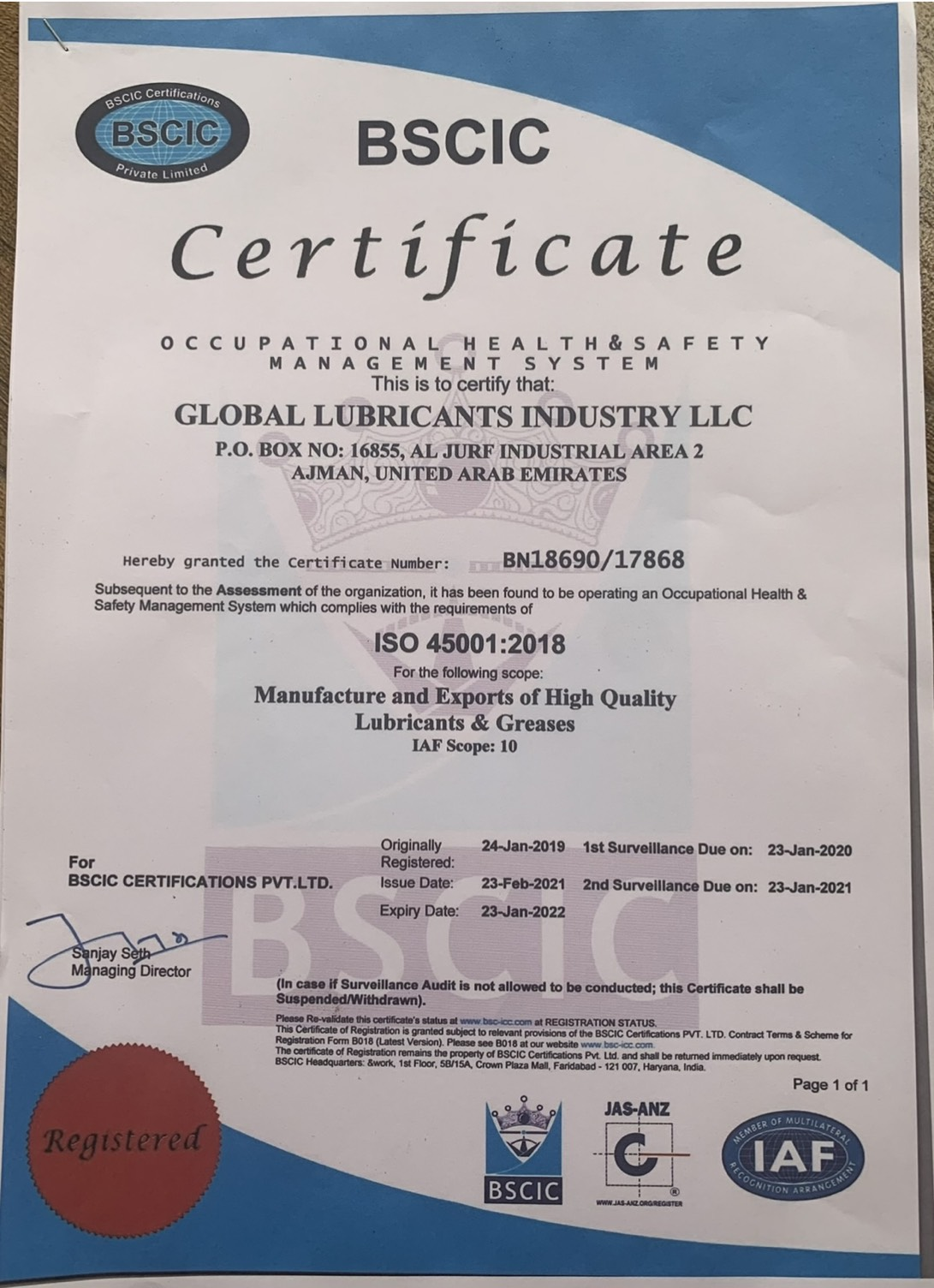 Giấy chứng nhận